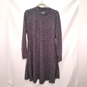 Torrid Gray Mock Neck Fit N Flare Dress Size 1X. NWT